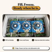 Fill, freeze, ready when he is